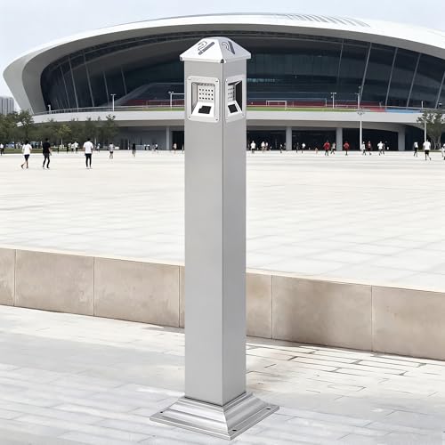 Cendrier d'extérieur métallique de qualité supérieure haut de 46"