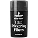 Hair Thickness Maximizer 2.0 - Safer Than Keratin Hair Building Fibers with 2nd Gen All Natural Plant Based Hair Loss Concealing Fillers for Instant Thickening of Thinning or Balding Hair (Dark Brown)