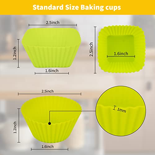 Moldes gruesos de silicona reutilizables y sin BPA para repostería fina 4