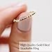 Dainty14k Gold Filled Rings For Women & Girls Thin Stacking Ring | Non-Tarnish Simple & Minimalist Gold Ring | Gold Band | Trendy Gifts for Mom, Sister, Friend (6)