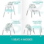 Evenflo 4-in-1 Mangez & Chaise haute convertible de croissance,Polyester