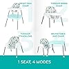 Evenflo Eat and Grow 4-in-1 Convertible High Chair (Pop Star White)