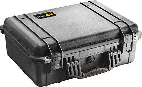 PELI 1520 Maleta rugerizada para el transporte de equipos electrónicos y fotográficos valiosos, IP67 estanca, 24L de capacidad, fabricada en Alemania, con espuma personalizable, color negro