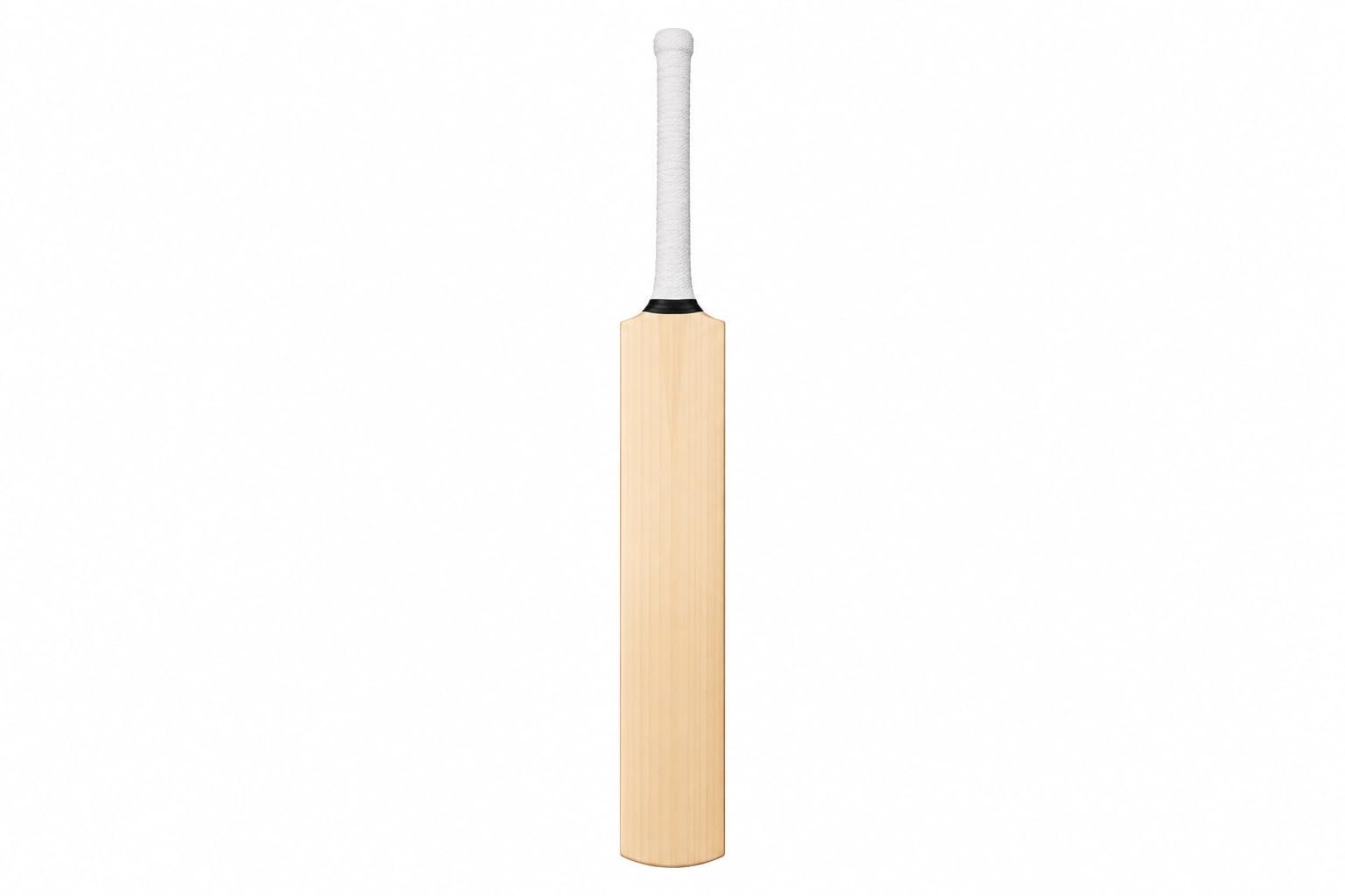Plain Kashmiri Willow Cricket Bat, Full Size, Traditional Design, Black Grip Handle with bat Cover-picture-50