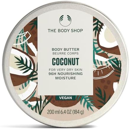 The Body Shop Body Butter | 96Hr Nourishing Moisture, For Dry Skin, 6.4 Oz