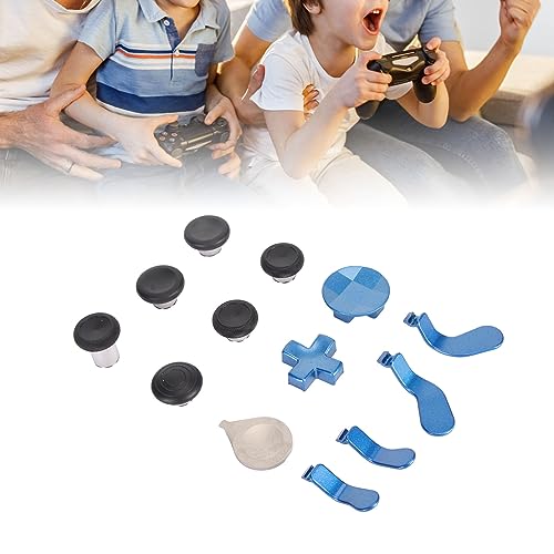 Metalowe drążki do kontrolera One Elite Series 2, zestaw magnetycznych przycisków zamiennych 13 w 1, w tym metalowy joystick 6 Swap, 4 łopatki, 2 pady kierunkowe (Niebieski)