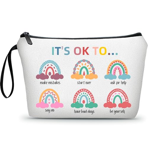 ARIOSEY Inspirational Positivity Gifts for Women, Makeup Cosmetic Bag