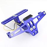 Material: Aluminium YUQINN Motorradteile Hintere Kennzeichenhalter Registrierung Kennzeichenhalter for Honda CBR500R CBR650F CB500FCBR500R CB1000R CBR1000RR CBR250RR VTR1000F (Color : Blue)