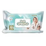 Soft Dreams Toallitas Húmedas para Bebé Hipoalergénicas con Aroma Relajante, Paquete con 80 toallitas húmedas