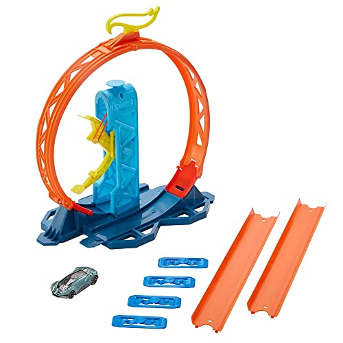 Mattel Hot Wheels Track Builder, Loop Kicker, Multicor