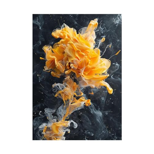 Impression art mural 70x90cm et peinture d'art en couleur pour salon