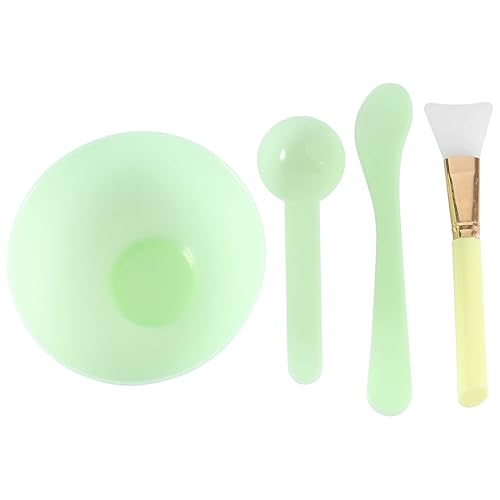 COHEALI Juego de brochas de maquillaje, juego de tazones para mezclar máscara facial profesional, herramienta de mezcla de máscara facial de spa,