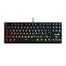 CHERRY G80-3000N RGB TKL, Wired Gaming Keyboard without Numeric Keypad, UK Layout (QWERTY), RGB Lighting, Original MX SILENT RED Switches, Black
