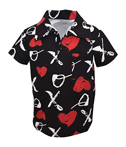 Image of Unique Baby Short Sleeve Collared Boys Polo Shirt, Toddler Kids Polo Shirts