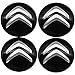 Produktbild 4 Stück Radnabenkappen für Citroen C4 Grand Picasso C3 C5 Berlingo 56MM Felgenkappen Nabenkappen Wheel Caps Mittlerer Radnabendeckel Radnabenabdeckung Radschraubenkappen