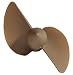 Produktbild Arkai Bootspropeller 2-Blatt Linksdrehend Braun 42 mm Durchmesser