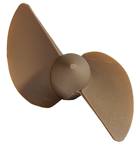 Preisvergleich Produktbild Arkai Bootspropeller 2-Blatt Linksdrehend Braun 42 mm Durchmesser