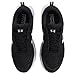 Under Armour Men's Charged Assert 10 Shoes, (001) Black/Black/White, 9.5