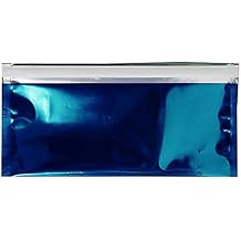 JAM PAPER #10 Business Foil Envelopes - 4 1/8 x 9 1/2 - Blue - 100/Pack
