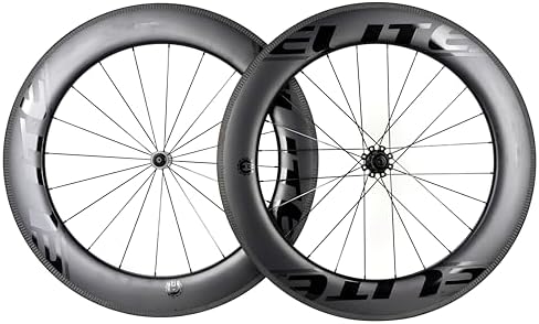 Carbon Road Bike Rim Brake Aero Wheel Set 700c 82mm 28mm Width Wheels Tubeless Compatible Clincher