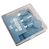 Reisflessen Set Small Sample Lege Clear Container Jar Spray Fles met Deksel Covers8pcs Grijs, Aparte Bottelen