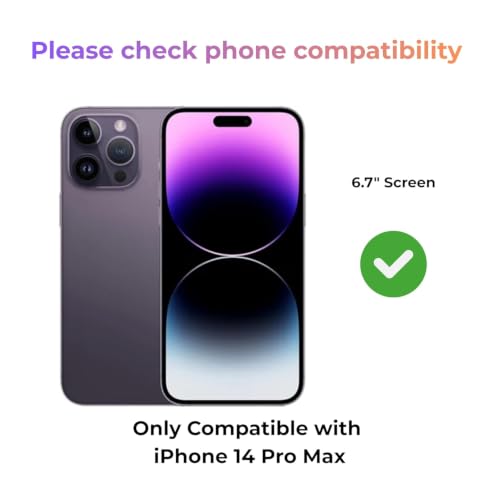 Image of DPJ Borderless Tempered Glass compatible with iPhone 14 Pro Max [6.7 inch] Screen Protector, 9H Hardness, 2.5D Curved Edge, Oleophobic Coating [Borderless] [Pack of 1]