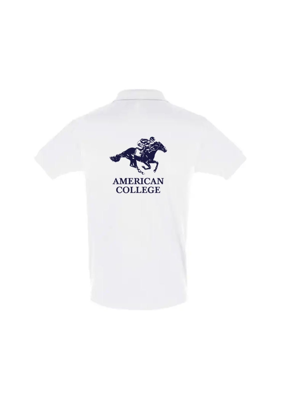 AMERICAN COLLEGE USA Polos Manches Courtes Garçon Fille Mixte Enfant