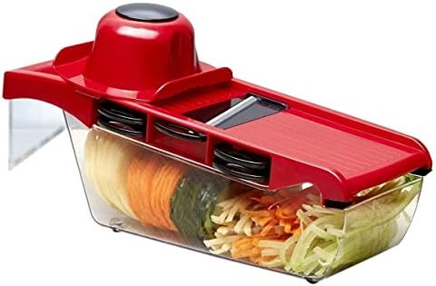 Mandoline Slicer Nicer Fatiador Cortador De Legumes 6 Em 1