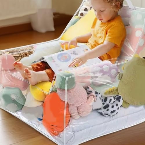 Housse de canapé pour ranger couvertures et jouets dans le salon - 8