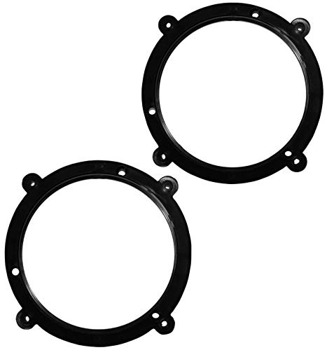 Aerzetix: 2 Adaptadores soportes de Altavoces - 130mm - Puertas Delanteras  para Automvil