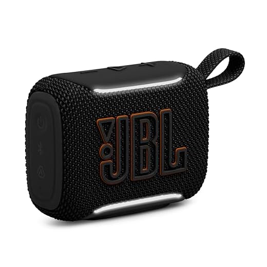 JBL Go 5 Portable Bluetooth Speaker, Waterproof and Dustproof - Black
