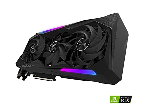 Image of GIGABYTE AORUS GeForce RTX 3070 Ti Master 8G Graphics Card, MAX-Covered Cooling, 8GB 256-bit GDDR6X, GV-N307TAORUS M-8GD Video Card