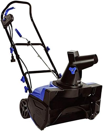 Snow Joe Electric Snow Blower, Push Snow Thrower for Driveway Snow Removal, Blue, SJ618E