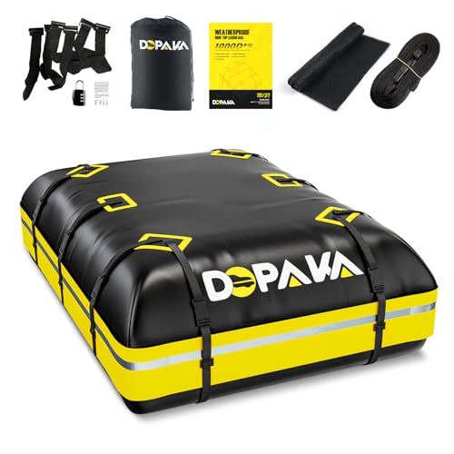 Car Rooftop Cargo Carrier Bag 21 cu ft Waterproof Heavy Duty