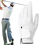 Endurable Materials: Soft and long-lasting golf gloves men feature wear-resistacnt lamb leather that improxves grip,x reduces friction for comfort, and assures long-lasting performance during every game