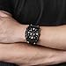 MEGIR Men's Analogue Army Military Chronograph Luminous Quartz Watch with Fashion Leather Strap for Sport & Business Work (2061 Black)
