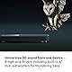 Sennheiser AMBEO Soundbar Plus für TV und Musik - EU-Stecker - 3D Surround Sound, virtuelles 7.1.4-Lautsprecher-Setup, eingebaute Dual Subwoofer und erweiterte Streaming-Anbindung