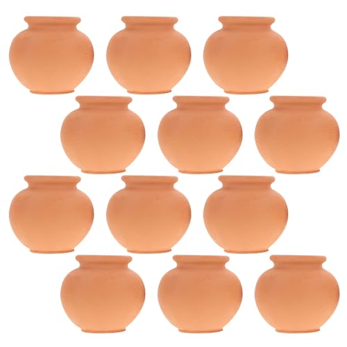 Mini pots de fleurs en terre cuite orange : la solution gain de place HEMOTON