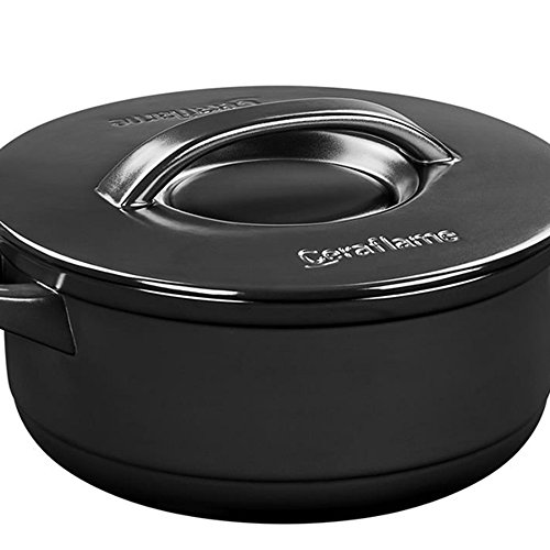 Caçarola de Cerâmica Duo+ 28Cm 6,0 Litros Preto - Ceraflame