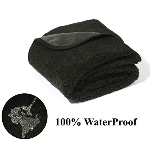 CHEE RAY 100% Waterproof Dog Blanket (40 x 30In), Soft Couch Protection, Reversible