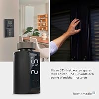 Homematic IP Heizkörperthermostat – Evo, anthrazit – Ansicht 5