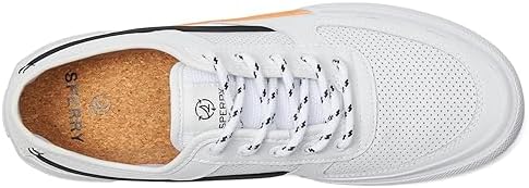 Sperry Men's, Soletide 2 Eye Seacycled Sneaker White Multi | Image 1
