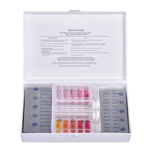 Pastillas de agua   de para, juego de para | Bandas de análisis del remolino de la agua caliente, medición exacta pH, cloro, , de la dura