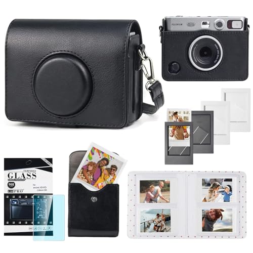 Estuche para cámara Fujifilm Instax Mini EVO negro