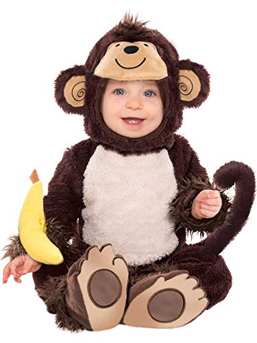 amscan - Disfarce de macaco atrevido infantil, disfarce de bebé, carnaval, festa de fantasia