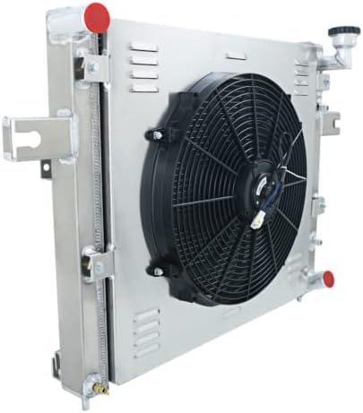 3 Row Aluminum Radiator+Shroud Fan for 1999-2000 Jeep Grand Cherokee 4.7L V8