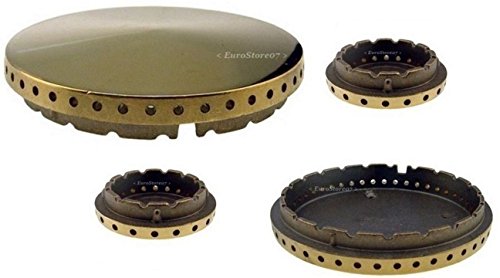 SPARTIFIAMMA IN OTTONE ADATTI A INDE SIT PER CUCINA A GAS 2 PICCOLI L 2701/2 /3