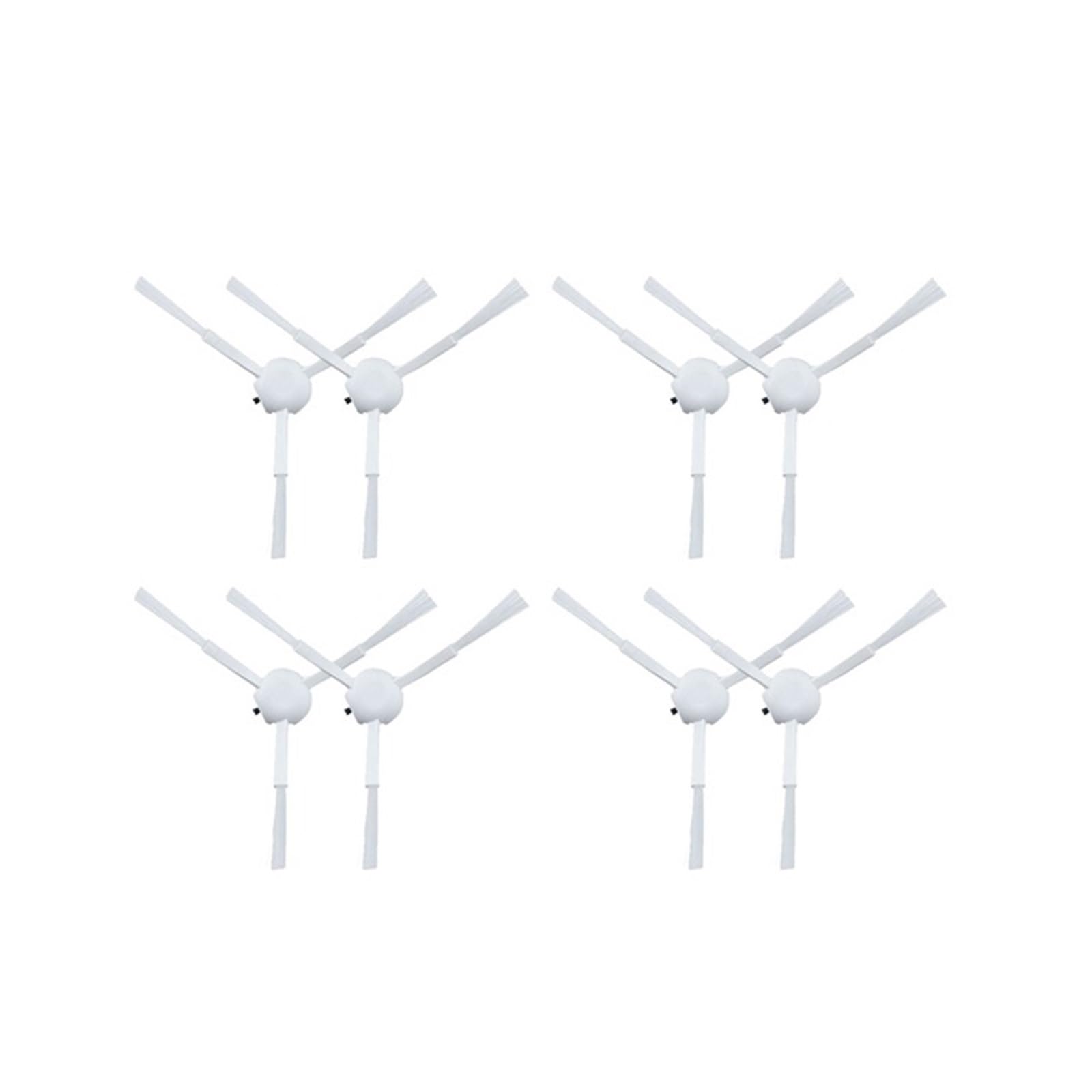 LMRXOFE Replacement Side Brush Compatible With Xiaomi Robot Vacuum S10+ S20+ X10 X10+ X20+ Plus C105 C102 B101GL B102GL B108GL, Cleaning Accessories(8 pack)