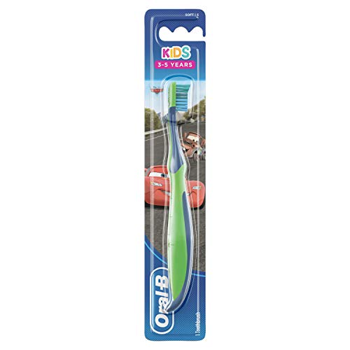 Oral-B Kids Frozen ou Cars Brosse à dents manuelle pour enfants de 3 à 5 ans Couleurs assorties