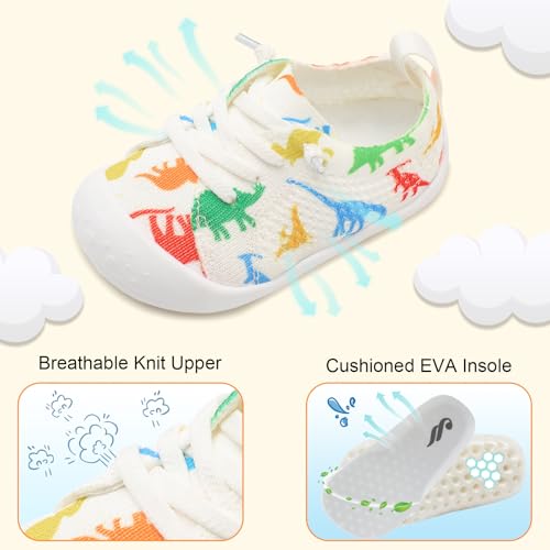 Image of JIASUQI Baby Shoes for Toddler Boys Girls Sneakers Slip on Walking Shoes for Babies